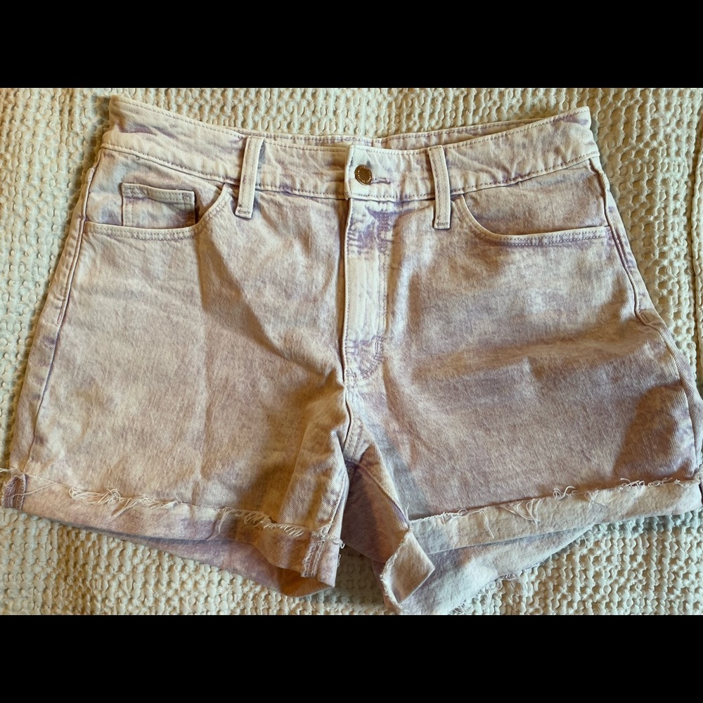 Pink jeans shorts size 8/29
